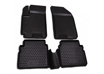 ΜΑΡΚΕ ΠΑΤΑΚΙΑ ΣΕ ΣΚΑΦΗ TPE ΛΑΣΤΙΧΟ ΓΙΑ CHEVROLET AVEO 5D 2012-2015  ΣΕ ΜΑΥΡΟ ΧΡΩΜΑ NOVLINE - 4 ΤΕΜ.