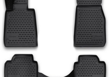 ΜΑΡΚΕ ΠΑΤΑΚΙΑ ΣΕ ΣΚΑΦΗ TPE ΛΑΣΤΙΧΟ ΓΙΑ CHEVROLET TRAX / TRACKER 5D 2013-2015  ΣΕ ΜΑΥΡΟ ΧΡΩΜΑ NOVLINE - 4 ΤΕΜ.