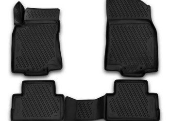 ΜΑΡΚΕ ΠΑΤΑΚΙΑ ΣΕ ΣΚΑΦΗ TPE ΛΑΣΤΙΧΟ ΓΙΑ FIAT 500X 2014+  ΣΕ ΜΑΥΡΟ ΧΡΩΜΑ NOVLINE - 4 ΤΕΜ.