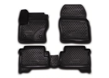 ΜΑΡΚΕ ΠΑΤΑΚΙΑ ΣΕ ΣΚΑΦΗ TPE ΛΑΣΤΙΧΟ ΓΙΑ FORD KUGA 5D 2013-2019  ΣΕ ΜΑΥΡΟ ΧΡΩΜΑ NOVLINE - 4 ΤΕΜ.