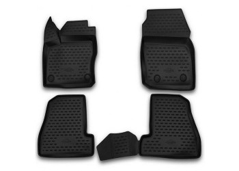 ΜΑΡΚΕ ΠΑΤΑΚΙΑ ΣΕ ΣΚΑΦΗ TPE ΛΑΣΤΙΧΟ ΓΙΑ FORD FOCUS III 2011-2019  ΣΕ ΜΑΥΡΟ ΧΡΩΜΑ NOVLINE - 4 ΤΕΜ.