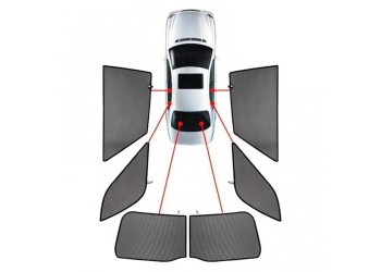 CarShades - ΚΟΥΡΤΙΝΑΚΙΑ ΜΑΡΚΕ CAR SHADES ΓΙΑ DACIA DUSTER 5D 2018> - 6 ΤΕΜ. (PVC.DAC-DUST-5-B)