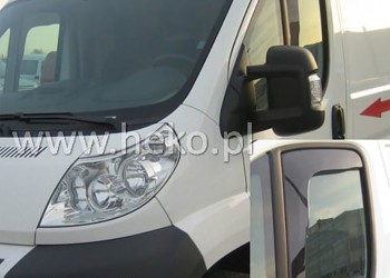 ΑΝΕΜΟΘΡΑΥΣΤΕΣ ΓΙΑ FIAT DUCATO 2006-2020 / CITROEN JUMPER 3 / PEUGEOT BOXER ΖΕΥΓΑΡΙ ΑΠΟ ΕΥΚΑΜΠΤΟ ΦΙΜΕ ΠΛΑΣΤΙΚΟ HEKO - 2 ΤΕΜ.