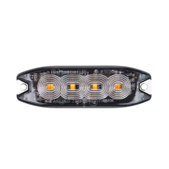 Amio - ΣΤΡΟΜΠΟ 12/24V 10x3x0,9cm ΠΟΡΤΟΚΑΛΙ 4LED 12W (4x3W) R65 R10 IP68 - 1 ΤΕΜ. (02298/AM)