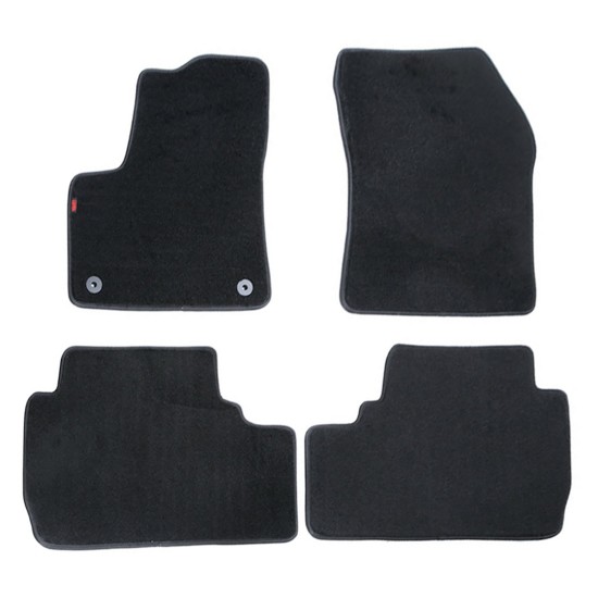 ΠΑΤΑΚΙΑ EXECUTIVE ΜΟΚΕΤΑ ΓΙΑ PEUGEOT 5008 01/2017+ ΣΕ ΜΑΥΡΟ ΧΡΩΜΑ ΧΩΡΙΣ ΚΟΥΜΠΩΜΑΤΑ LAMPA - 4 ΤΕΜ.