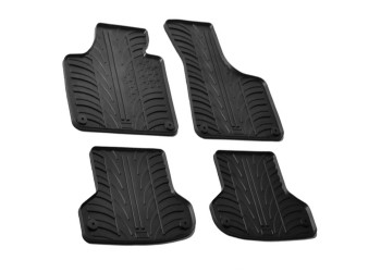 ΜΑΡΚΕ ΠΑΤΑΚΙΑ ΣΕ ΣΚΑΦΗ ΛΑΣΤΙΧΟ ΓΙΑ AUDI A3 CABRIO 3D / SPORTBACK 5D 5/2003-10/2012 SUMISURA ΣΕ ΜΑΥΡΟ ΧΡΩΜΑ ME ΚΟΥΜΠΩΜΑΤΑ LAMPA - 4 ΤΕΜ.