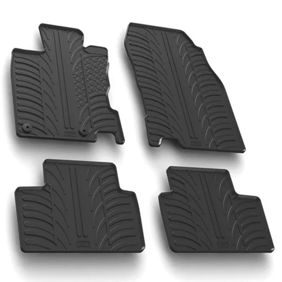 RENAULT KADJAR 06/2015+  ΠΑΤΑΚΙΑ SUMISURA ΛΑΣΤΙΧΟ ΣΕ ΜΑΥΡΟ ΧΡΩΜΑ ME ΚΟΥΜΠΩΜΑΤΑ LAMPA - 4 ΤΕΜ.