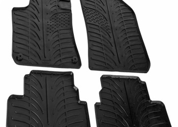 ΜΑΡΚΕ ΠΑΤΑΚΙΑ ΣΕ ΣΚΑΦΗ ΛΑΣΤΙΧΟ ΓΙΑ PEUGEOT 308 5D 10/2013-2021 / PEUGEOT 308 SW 2014-2021 SUMISURA ΣΕ ΜΑΥΡΟ ΧΡΩΜΑ ME ΚΟΥΜΠΩΜΑΤΑ LAMPA - 4 ΤΕΜ.