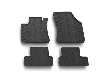 ΜΑΡΚΕ ΠΑΤΑΚΙΑ ΣΕ ΣΚΑΦΗ ΛΑΣΤΙΧΟ ΓΙΑ RENAULT MEGANE 5D 01/2016+ SUMISURA ΣΕ ΜΑΥΡΟ ΧΡΩΜΑ ME ΚΟΥΜΠΩΜΑΤΑ LAMPA - 4 ΤΕΜ.