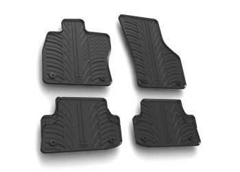 ΜΑΡΚΕ ΠΑΤΑΚΙΑ ΣΕ ΣΚΑΦΗ ΛΑΣΤΙΧΟ ΓΙΑ AUDI A3 3D 09/2012-11/2019 / AUDI A3 CABRIO 03/2014-06/2020 / AUDI A3 SEDAN 09/2013-06/2020 / AUDI A3 SPORTBACK 12/2011-04/2020 SUMISURA ΣΕ ΜΑΥΡΟ ΧΡΩΜΑ ME ΚΟΥΜΠΩΜΑΤΑ LAMPA - 4 ΤΕΜ.