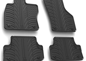 ΜΑΡΚΕ ΠΑΤΑΚΙΑ ΣΕ ΣΚΑΦΗ ΛΑΣΤΙΧΟ ΓΙΑ AUDI A3 3D 09/2012-11/2019 / AUDI A3 CABRIO 03/2014-06/2020 / AUDI A3 SEDAN 09/2013-06/2020 / AUDI A3 SPORTBACK 12/2011-04/2020 SUMISURA ΣΕ ΜΑΥΡΟ ΧΡΩΜΑ ME ΚΟΥΜΠΩΜΑΤΑ LAMPA - 4 ΤΕΜ.