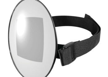 ΚΑΘΡΕΠΤΗΣ ΓΙΑ ΠΡΟΣΚΕΦΑΛΟ ΚΑΘΙΣΜΑΤΟΣ ΣΤΡΟΓΓΥΛΟΣ 170mm BABY SAFETY VIEW ΜΕ ΙΜΑΝΤΑ ΣΤΗΡΙΞΗΣ LAMPA - 1 ΤΕΜ.