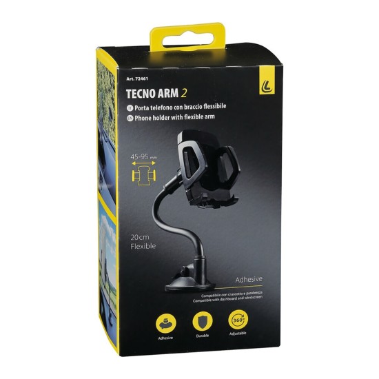 ΒΑΣΗ ΣΤΗΡΙΞΗΣ ΚΙΝΗΤΟΥ-PDA-GPS ΓΙΑ ΤΑΜΠΛΟ/ ΤΖΑΜΙ ΜΕ ΕΥΚΑΜΠΤΟ ΒΡΑΧΙΟΝΑ 20CM