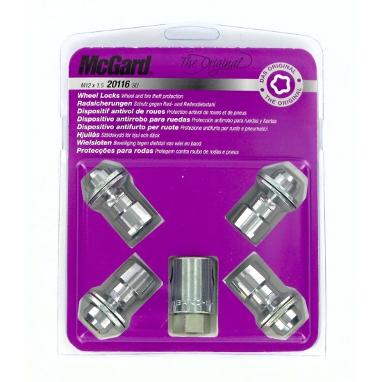 Lampa - Μπουλόνια Ασφαλείας 12x1,50 42,2mm (19) ίσια με ροδέλα K010 - 4 τεμ. (L.MG20116SU)