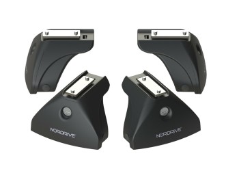 ΣΤΑΝΤΑΡ ΠΟΔΙ ΜΕ ΚΑΠΑΚΙΑ ΚΑΙ ΚΛΕΙΔΑΡΙΑ  EVOS LP LOW PROFILE (111x 70mm ) ΧΑΜΗΛΟ ΠΡΟΦΙΛ NORDRIVE - 4 ΤΕΜ.