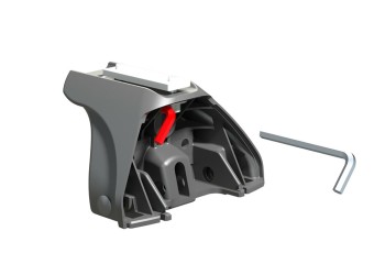 ΣΤΑΝΤΑΡ ΠΟΔΙ ΜΕ ΚΑΠΑΚΙΑ ΚΑΙ ΚΛΕΙΔΑΡΙΑ  EVOS LP LOW PROFILE (111x 70mm ) ΧΑΜΗΛΟ ΠΡΟΦΙΛ NORDRIVE - 4 ΤΕΜ.