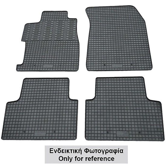 Cik - ΜΑΡΚΕ ΠΑΤΑΚΙΑ ΣΕ ΣΚΑΦΗ ΛΑΣΤΙΧΟ ΓΙΑ SEAT ALHAMBRA 5ΘΕΣΙΟ 2005-2010 / VW SHARAN 5ΘΕΣΙΟ 2005-2010 ΣΕ ΜΑΥΡΟ ΧΡΩΜΑ ΜΕ ΚΟΥΜΠΩΜΑΤΑ - 4 ΤΕΜ. (RM.SE.0007/CK)