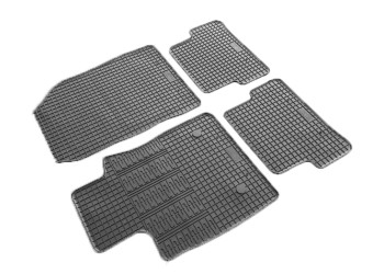 Cik - ΜΑΡΚΕ ΠΑΤΑΚΙΑ ΣΕ ΣΚΑΦΗ ΛΑΣΤΙΧΟ ΓΙΑ RENAULT CLIO 2012-2019 / CAPTUR 2013-2019 ΣΕ ΜΑΥΡΟ ΧΡΩΜΑ ΜΕ ΚΟΥΜΠΩΜΑΤΑ - 4 ΤΕΜ. (RM.RE.0002/CK)