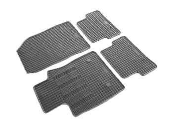 Cik - ΜΑΡΚΕ ΠΑΤΑΚΙΑ ΣΕ ΣΚΑΦΗ ΛΑΣΤΙΧΟ ΓΙΑ RENAULT CLIO 2012-2019 / CAPTUR 2013-2019 ΣΕ ΜΑΥΡΟ ΧΡΩΜΑ ΜΕ ΚΟΥΜΠΩΜΑΤΑ - 4 ΤΕΜ. (RM.RE.0002/CK)