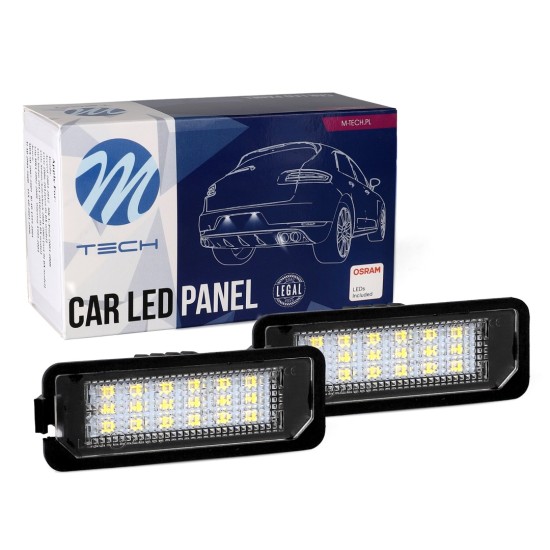 ΦΩΤΑ ΠΙΝΑΚΙΔΑΣ LED VW / SEAT / PORSCHE MTECH - 2 ΤΜΧ.
