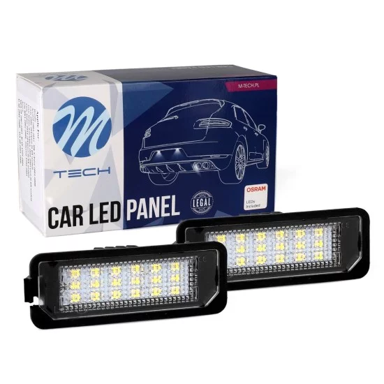 ΦΩΤΑ ΠΙΝΑΚΙΔΑΣ LED VW / SEAT / PORSCHE MTECH - 2 ΤΜΧ.