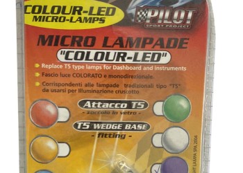 T5 12V W2x4,6d 1LED ΜΩΒ (ΚΑΡΦΩΤΟ ΑΚΑΛΥΚΟ ΓΙΑ ΟΡΓΑΝΑ ΤΑΜΠΛΟ) BLISTER 2ΤΕΜ.