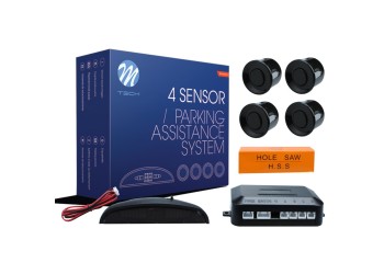 ΣΥΣΤΗΜΑ ΠΑΡΚΑΡΙΣΜΑΤΟΣ 9-15V ΜΕ 4 ΑΙΣΘΗΤΗΡΕΣ (ΜΑΥΡΟ) 21,5mm ΚΑΙ ΟΘΟΝΗ M-TECH