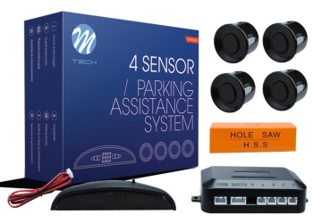 ΣΥΣΤΗΜΑ ΠΑΡΚΑΡΙΣΜΑΤΟΣ 9-15V ΜΕ 4 ΑΙΣΘΗΤΗΡΕΣ (ΜΑΥΡΟ) 21,5mm ΚΑΙ ΟΘΟΝΗ M-TECH
