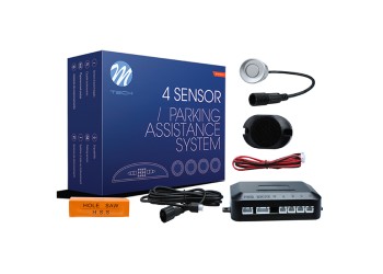 ΣΥΣΤΗΜΑ ΠΑΡΚΑΡΙΣΜΑΤΟΣ 9-15 V ΜΕ 4 ΔΙΑΙΡΟΥΜΕΝΟΥΣ ΑΙΣΘΗΤΗΡΕΣ (ΑΣΗΜΙ) 21,5mm ΚΑΙ BUZZER (MONO HXOΣ) M-TECH