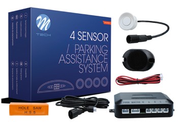 ΣΥΣΤΗΜΑ ΠΑΡΚΑΡΙΣΜΑΤΟΣ ΜΕ 4 ΔΙΑΙΡΟΥΜΕΝΟΥΣ ΑΙΣΘΗΤΗΡΕΣ (ΛΕΥΚΟ ΧΡΩΜΑ) ΚΑΙ BUZZER (MONO HXO)