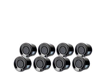 ΣΥΣΤΗΜΑ ΠΑΡΚΑΡΙΣΜΑΤΟΣ 12V ΜΕ 8 ΑΙΣΘΗΤΗΡΕΣ ΕΜΠΡΟΣ & ΠΙΣΩ (ΜΑΥΡΟ) 21,5mm & ΟΘΟΝΗ M-TECH