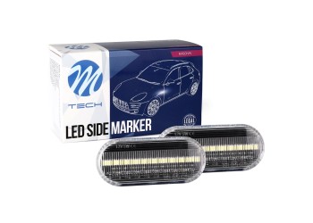 VW GOLF 3+4 /POLO 6N/9N/PASSAT 96>/T5/SHARAN 18LED (2χ9) SMD 2 ΧΡΗΣΕΩΝ ΠΛΑΙΝΑ ΦΛΑΣ ΦΤΕΡΟΥ ΔΙΑΦΑΝΑ