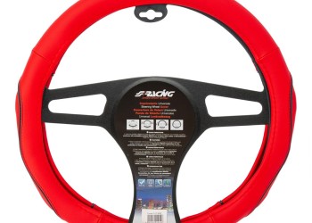 ΚΑΛΥΜΜΑ ΤΙΜΟΝΙΟΥ PRETTY RED ΚΟΚΚΙΝΟ ΟΙΚΟΛΟΓΙΚΟ ΔΕΡΜΑ 37-39cm SIMONI RACING - 1 TEM.