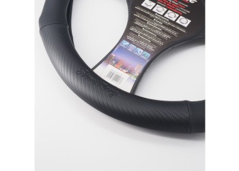 ΚΑΛΥΜΜΑ ΤΙΜΟΝΙΟΥ RACE CARBON LOOK  ΜΑΥΡΟ/CARBON/ΔΑΚΤΥΛΙΔΙ ΚΟΚΚΙΝΟ ΟΙΚΟΛΟΓΙΚΟ ΔΕΡΜΑ 37-39cm SIMONI RACING - 1 TEM.