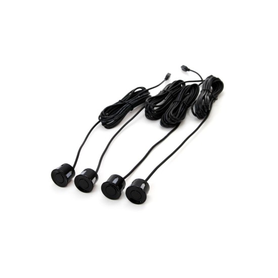 Amio - ΣΥΣΤΗΜΑ ΠΑΡΚΑΡΙΣΜΑΤΟΣ 12V ΜΕ 4 ΑΙΣΘΗΤΗΡΕΣ (ΜΑΥΡΟ) 22mm ΚΑΙ ΟΘΟΝΗ LED-GRAF - 1 ΤΕΜ. (01562/AM)