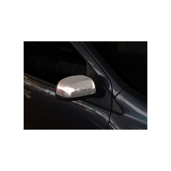 ΚΑΠΑΚΙΑ ΚΑΘΡΕΠΤΩΝ ΓΙΑ NISSAN MICRA IV HB 5D K13 2010+ DACIA DUSTER / LODGY / SANDERO / DOKKER ΧΡΩΜΙΟΥ 2 ΤΕΜ. ΜΕΤΑΛΛΙΚΑ