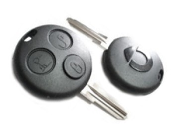 SMART FORTWO/ SMART CITY COUPE/ ΑΝΤΑΛΛΑΚΤΙΚΟ ΚΛΕΙΔΙ ΜΕ ΚΑΛΥΜΜΑ 3 ΚΟΥΜΠΙΩΝ (ΧΩΡΙΣ ΚΛΕΙΔΙ) DGA - 1 ΤΕΜ.