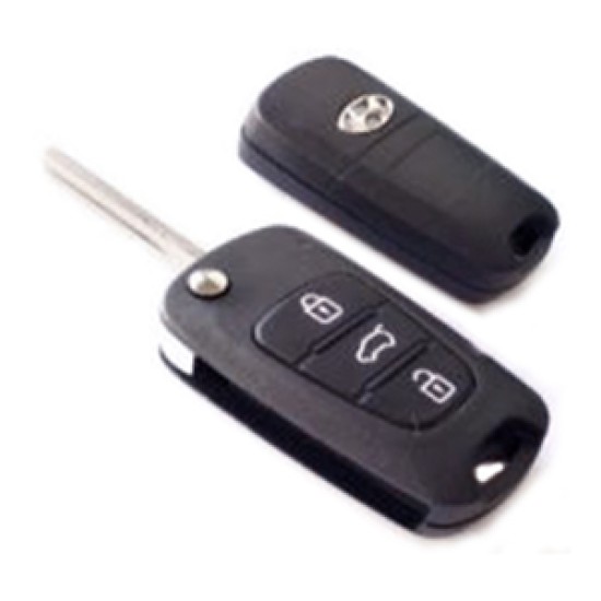 HYUNDAI I30 / HYUNDAI IX35 / ΑΝΑΔΙΠΛΟΥΜΕΝΟ ΑΝΤΑΛΛΑΚΤΙΚΟ ΚΛΕΙΔΙ ΜΕ ΚΑΛΥΜΜΑ 3 ΚΟΥΜΠΙΩΝ DGA - 1 ΤΕΜ.