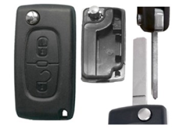 PEUGEOT 307 / PARTNER ΑΝΤΑΛΛΑΚΤΙΚΟ ΚΛΕΙΔΙ ΜΕ ΚΑΛΥΜΜΑ 2 ΚΟΥΜΠΙΩΝ / ΛΑΜΑ VA2 (ΧΩΡΙΣ ΥΠΟΣΤΗΡΙΞΗ ΜΠΑΤΑΡΙΑΣ) DGA - 1 ΤΕΜ.