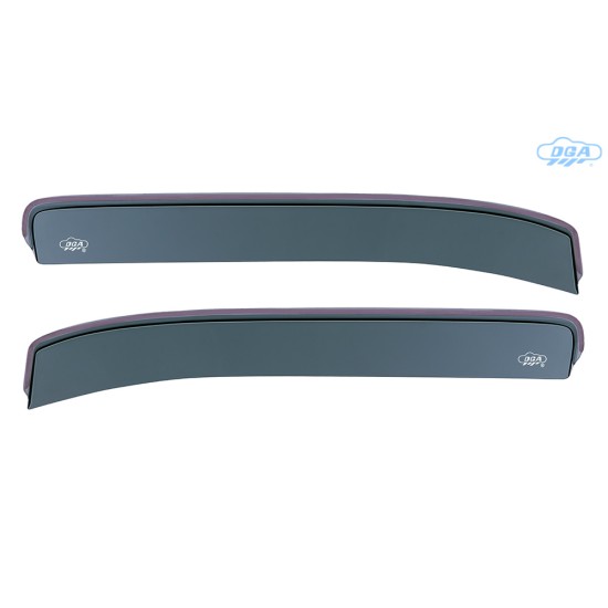 DGA - Ανεμοθραύστες Εμπρός Παραθύρων τύπου Φιμέ για Ford Transit V / VI 2000-2013 2πορτο υλικό Plexiglass - 2 τεμ. (DGA08026)