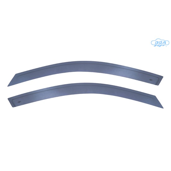 DGA - Ανεμοθραύστες Εμπρός Παραθύρων τύπου Φιμέ για Toyota Corolla Sedan (E210) 2018> 4πορτο υλικό Plexiglass - 2 τεμ. (DGA23098)