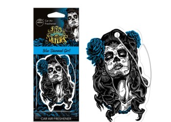 Amio - ΑΡΩΜΑΤΙΚΟ ΚΡΕΜΑΣΤΟ AROMA CAR MUERTOS BLUE DIAMONT GIRL - 1 TEM. (A10820/AM)