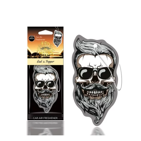 Amio - ΑΡΩΜΑΤΙΚΟ ΚΡΕΜΑΣΤΟ AROMA CAR MUERTOS OUD & PEPPER SKULL - 1 TEM. (A83120/AM)
