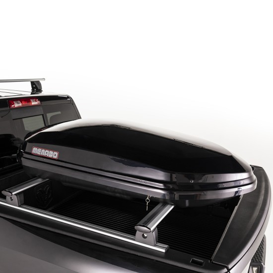 Menabo - Μπαγκαζιέρα Οροφής Diamond 450 Black σε Μαύρο Χρώμα με Γυαλιστερή Υφή - 1 τεμ. (8150/MB)