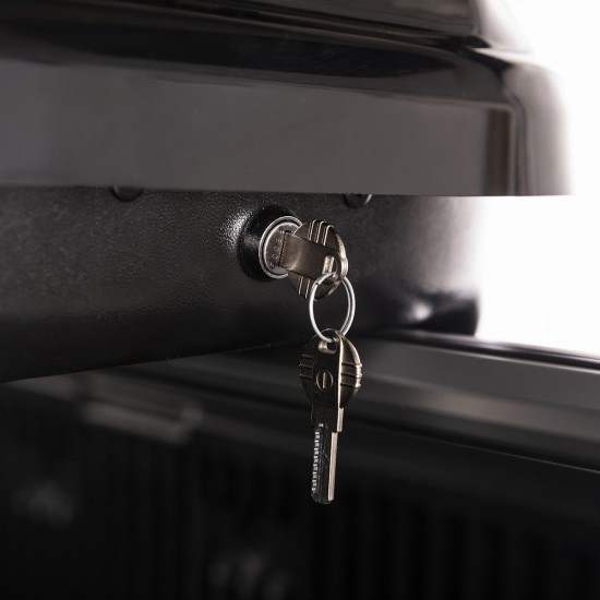 Menabo - Μπαγκαζιέρα Οροφής Diamond 450 Black σε Μαύρο Χρώμα με Γυαλιστερή Υφή - 1 τεμ. (8150/MB)