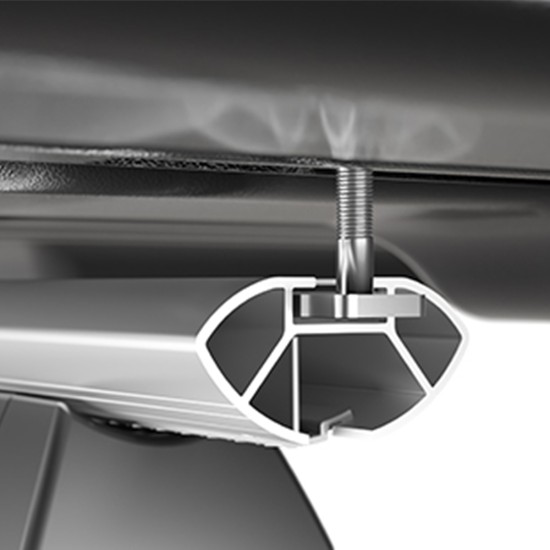 ΜΠΑΓΚΑΖΙΕΡΑ ΟΡΟΦΗΣ DIAMOND 500 BLACK (ΜΑΥΡΗ/ΓΥΑΛΙΣΤΕΡΗ) MENABO