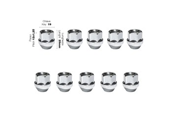 ΠΑΞΙΜΑΔΙ ΚΩΝΙΚΟ 12χ1,25 (25mm) (19) 10ΤΕΜ.