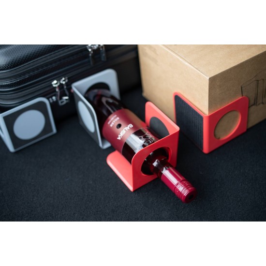 ΣΤΑΘΕΡΟΠΟΙΗΤΗΣ / ΔΙΑΧΩΡΙΣΤΙΚΟ STOPPER NOOK ΓΙΑ ΤΟ ΠΟΡΤ ΜΠΑΓΚΑΖ ΑΠΟ ΠΛΑΣΤΙΚΟ ΣΕ ΓΚΡΙ ΧΡΩΜΑ ΜΕ ΑΝΤΙΟΛΙΣΘΗΤΙΚΑ ΜΑΞΙΛΑΡΑΚΙΑ ΚΑΙ ΑΥΤΟΚΟΛΛΗΤΑ ΤΥΠΟΥ VELCRO RATI - 2 ΤΕΜ.