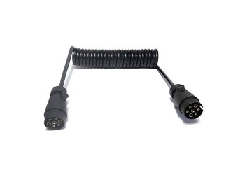 Amio - ΠΡΙΖΑ ΚΟΤΣΑΔΟΡΟΥ 7ΦΙΣ ΑΡΣΕΝΙΚΟ ΣΕ 7ΦΙΣ ΑΡΣΕΝΙΚΟ 12V ΜΕ ΚΑΛΩΔΙΟ ΣΠΙΡΑΛ 5m ( ΓΙΑ ΜΗΧΑΝΗΜΑΤΑ ΕΡΓΟΥ ) - 1 ΤΕΜ. (02390/AM)