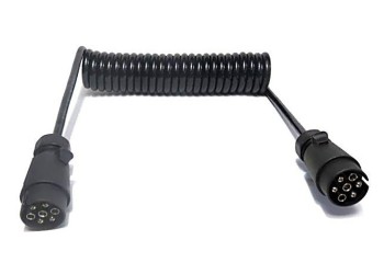 Amio - ΠΡΙΖΑ ΚΟΤΣΑΔΟΡΟΥ 7ΦΙΣ ΑΡΣΕΝΙΚΟ ΣΕ 7ΦΙΣ ΑΡΣΕΝΙΚΟ 12V ΜΕ ΚΑΛΩΔΙΟ ΣΠΙΡΑΛ 5m ( ΓΙΑ ΜΗΧΑΝΗΜΑΤΑ ΕΡΓΟΥ ) - 1 ΤΕΜ. (02390/AM)